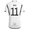 Maglia ufficiale Germania Reus 11 Casa Mondiali 2022 per Uomo